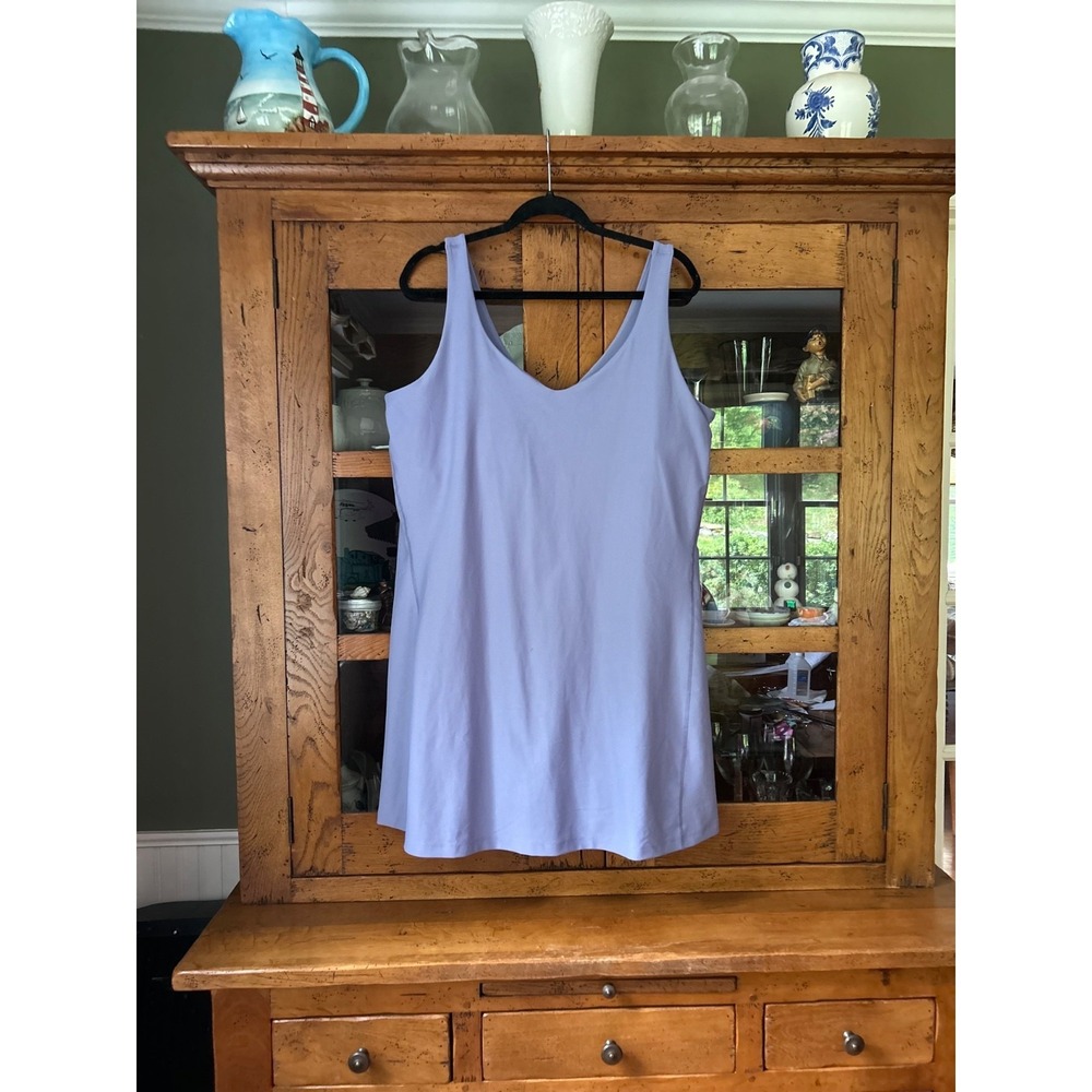 EUC Old Navy Active Powersoft Exercise Dress Lavender Purple Built-in Shorts 2X